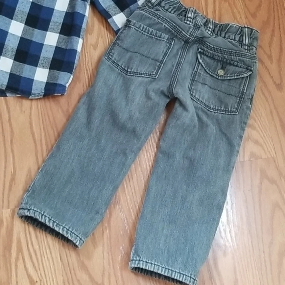 Gap Jean's 12-18mo‎ joe is flannel 18-24mo bundle
